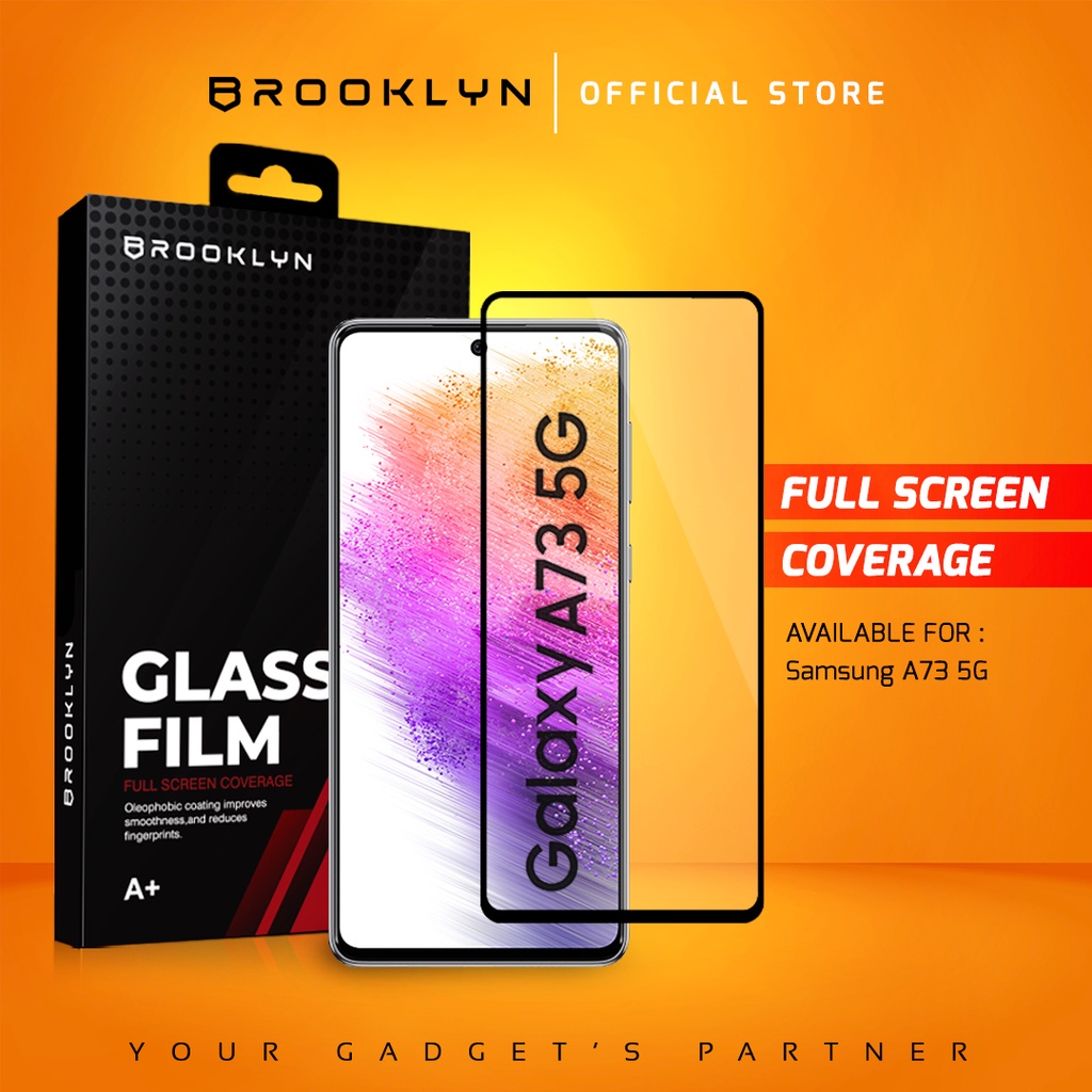 Brooklyn Tempered Glass SAMSUNG A73 5G/A72/A71 Full Cover Around Protection