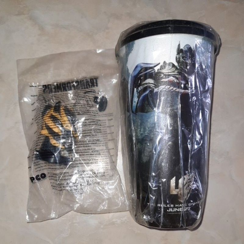 Gelas dan Topper XXI Transformer 4. Bumblebee