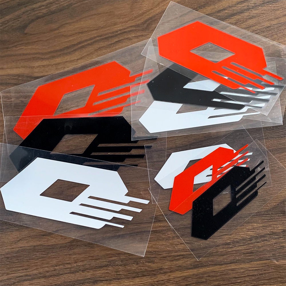 QJMOTOR Logo Sepeda Motor Reflective Sticker QJ Motocross Body Helmet Decoration Decal Untuk QJMOTOR Race 250 350 400 Flash 150 250 Chase 700