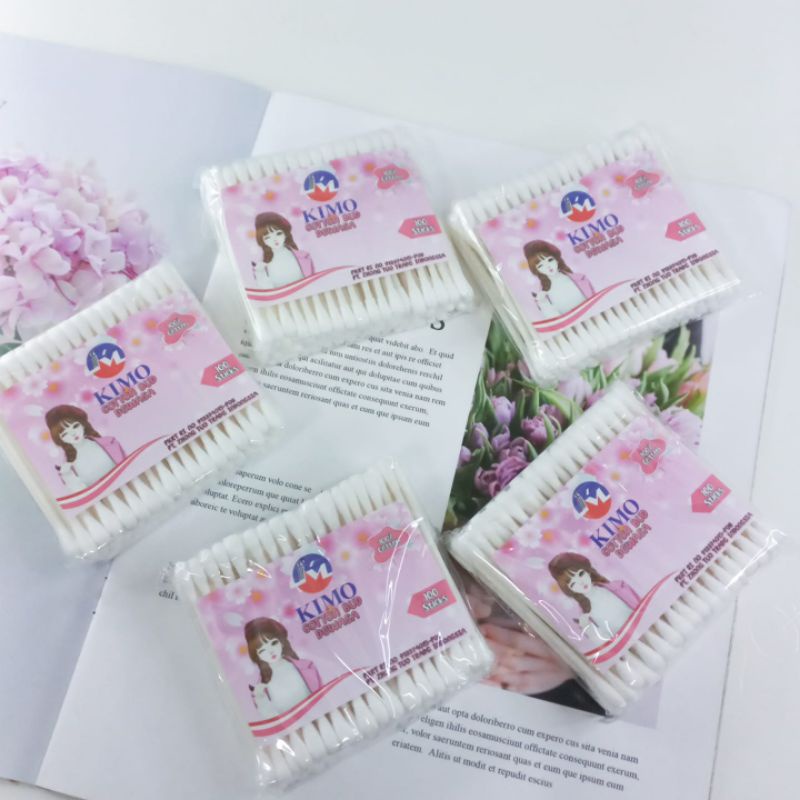 cotton Bud Kimo Korek Kuping Dewasa Isi perlusin 12pack