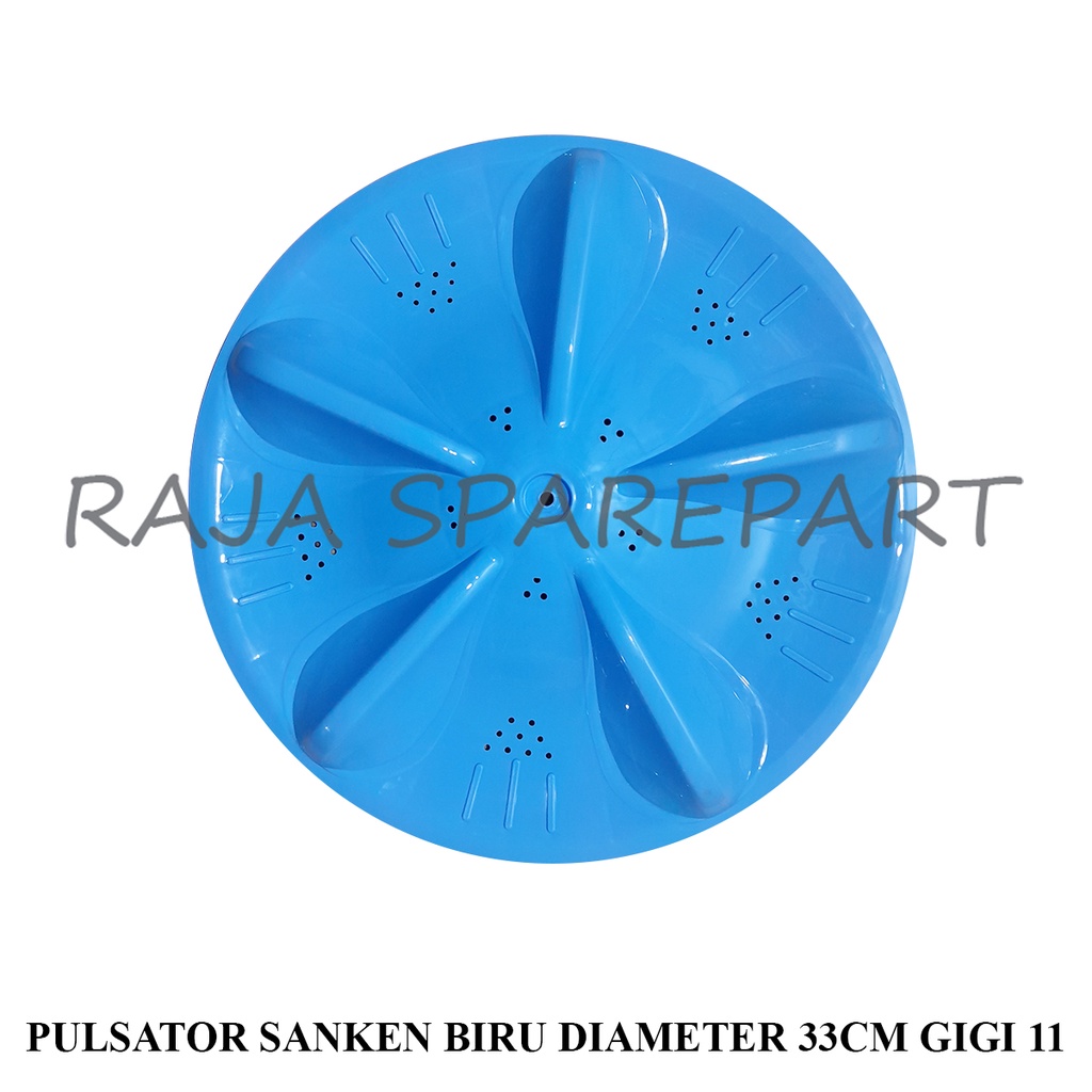 PULSATOR MESIN CUCI SANKEN BIRU DIAMETER 33CM GIGI 11