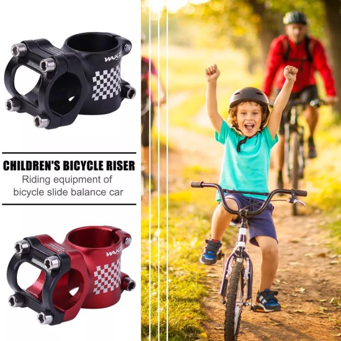 WAKE Stem sepeda anak stang 25.4 dan 31.8 BMX push bike MTB Kids bike - Stem stang sepeda anak anak