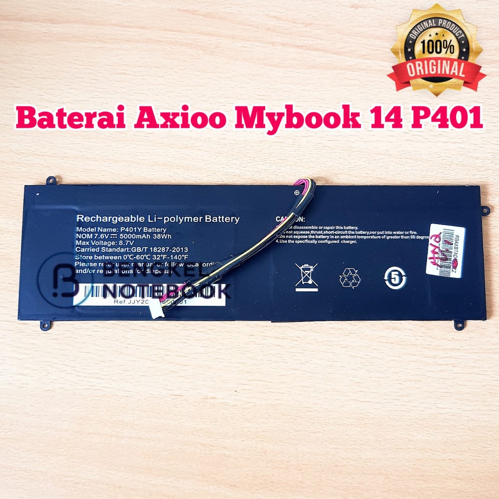 Baterai Axioo Mybook 14 P401 ANQ 14H NBAX209ANR8 NBAX209