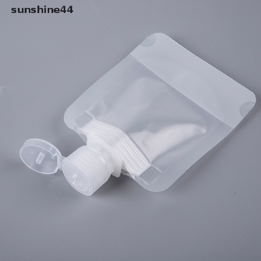 Sunshine 5pcs Botol Dispenser Lotion / Cairan Makeup Portable Untuk Travel