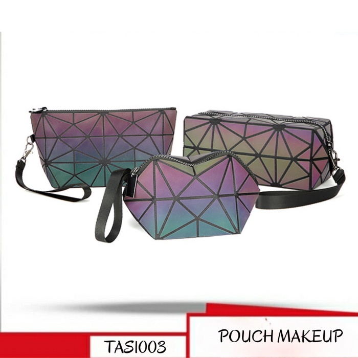 3 Pouch Makeup/Tas Penyimpanan Alat Makeup Hiasan - YOYOSOO