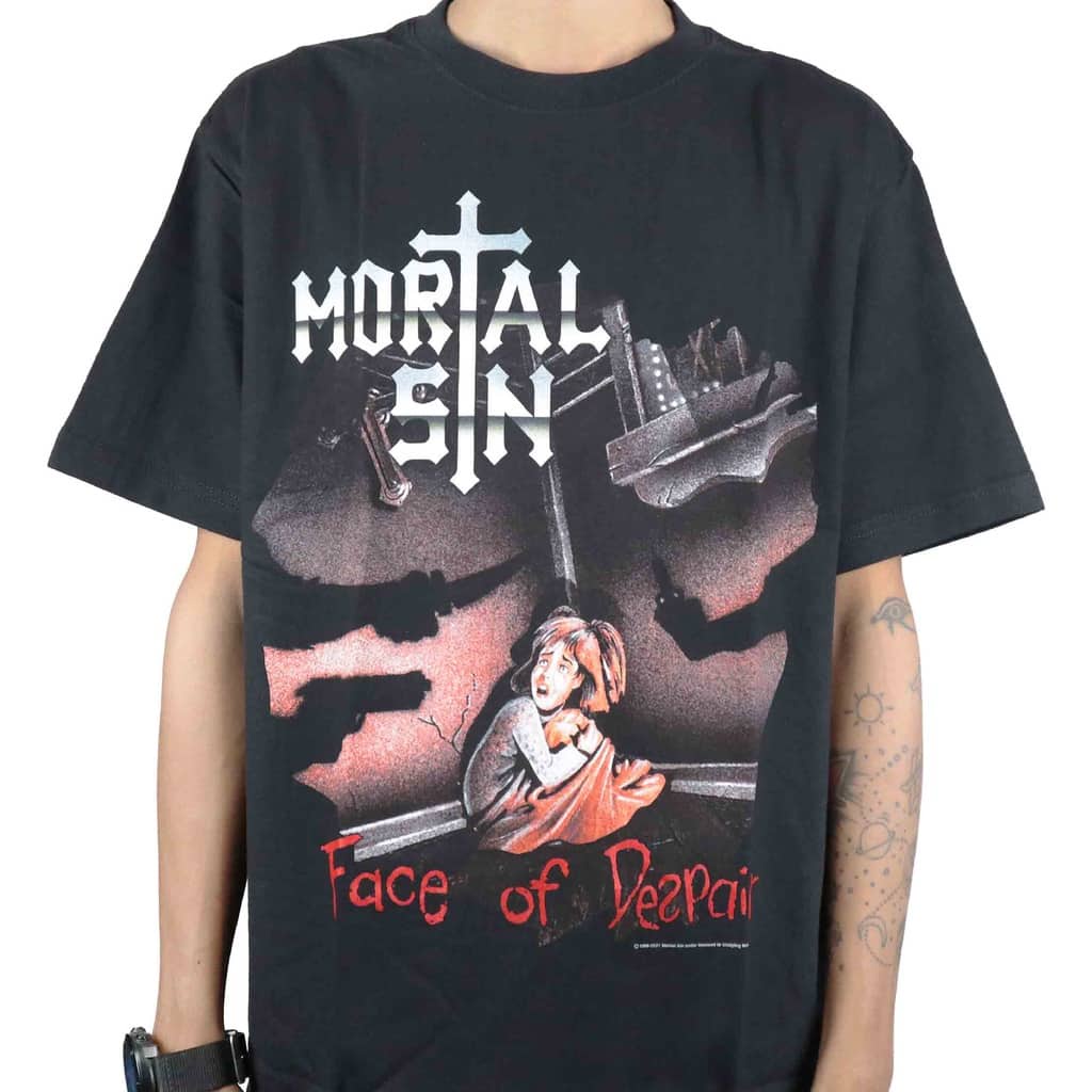 ORIGINAL TSHIRT MORTAL SIN - FACE OF DESPAIR