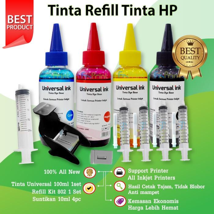Paket Refill Tinta Printer HP Refill 802 803 680 60 61 703 704 678 46