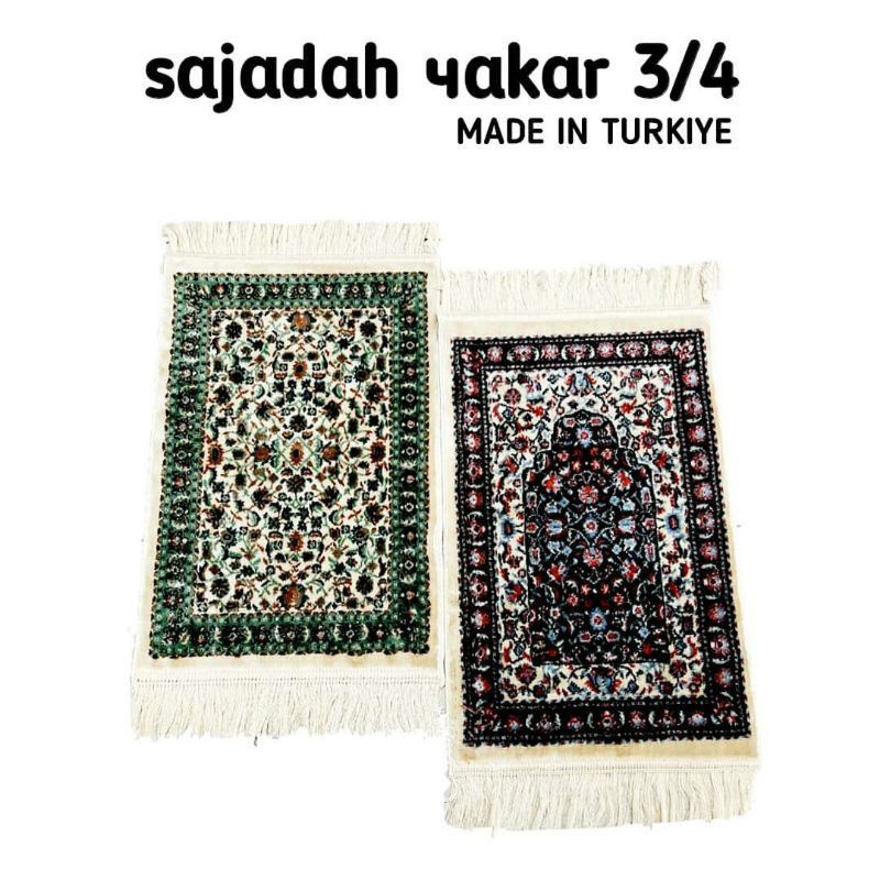 sajadah muka / sajadah yakar mini / sajadah turki