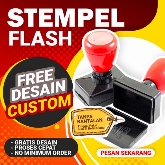 

Aman Stempel Otomatis Flash Gratis Desain Limited