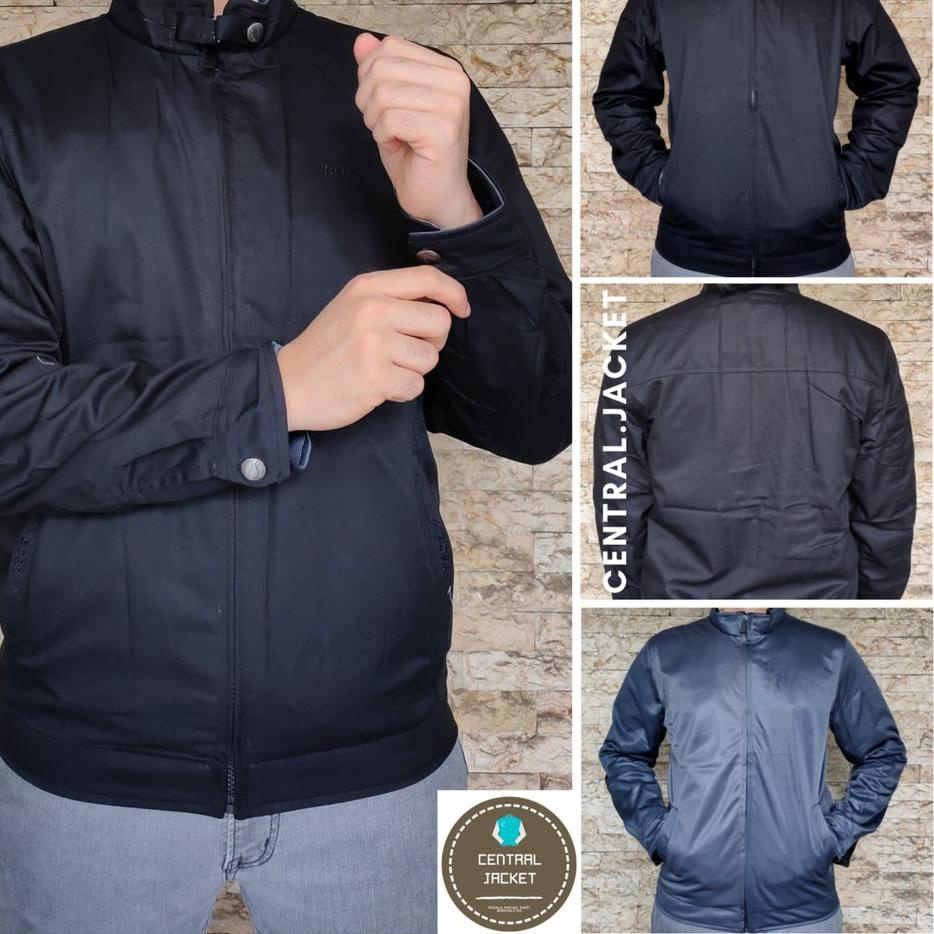 Silver Promo JAKET BOSS BOLAK BALIK ORIGINAL IMPORT - JAKET JAS BOSS CLASSIC - JAKET PRIA FORMAL KER