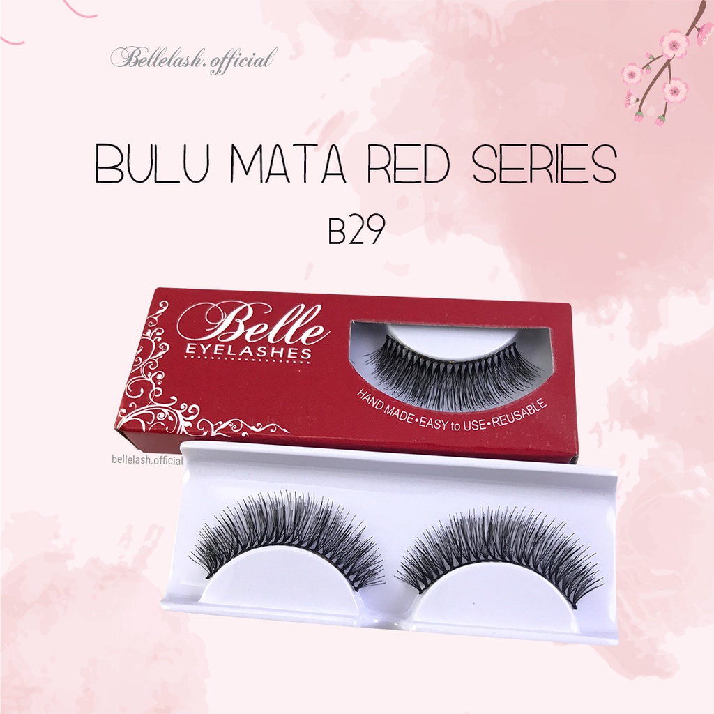 B29 Bulu Mata Palsu Handmade Natural False Eyelash Eye Lashes