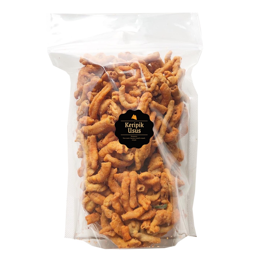 [DELISH SNACKS] Keripik Usus (L) 600gr / Snack Cemilan / Camilan Asin Gurih