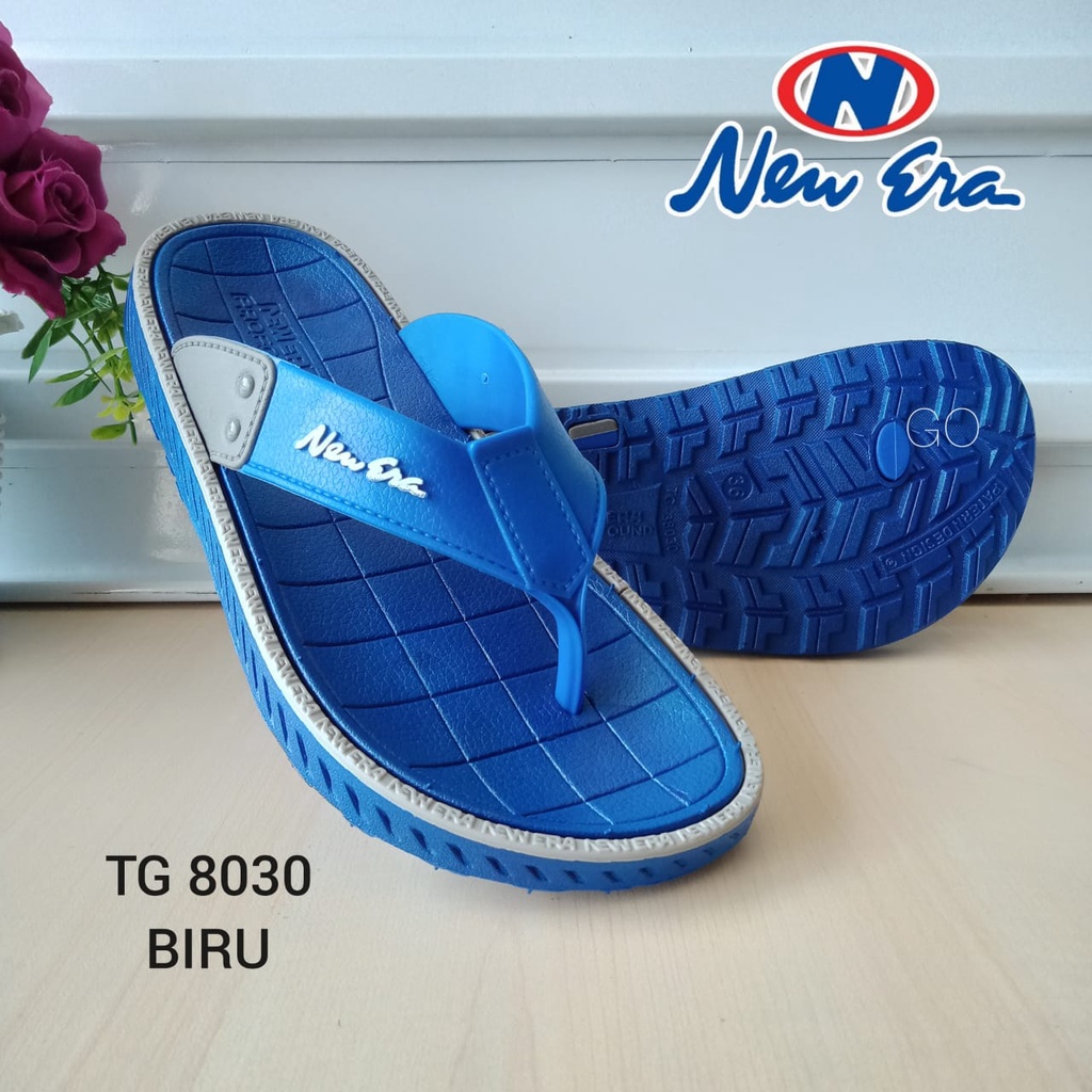 gos NEW ERA TG 8030 Sandal Japit Karet Anak Laki-Laki Sendal Pria Anti Slip Original