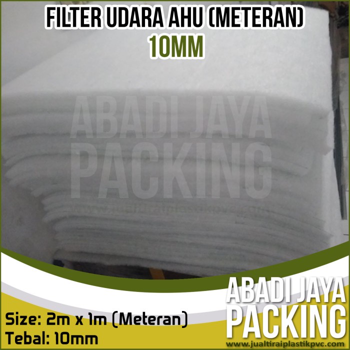 Filter Udara Ahu 10Mm X 2M X 1M