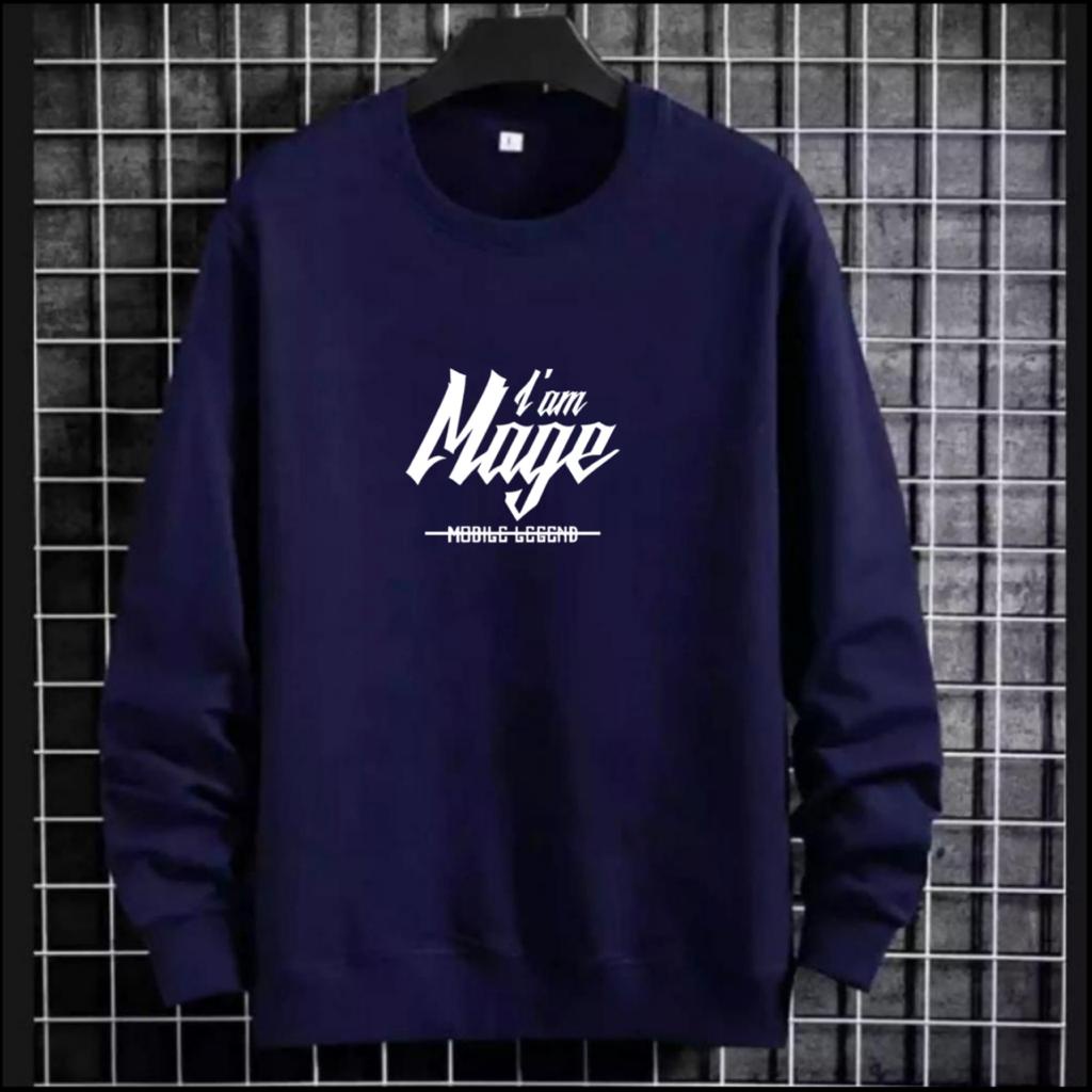 PAKAIAN PRIA/ BAJU UNISEX LENGAN PANJANG I AM MAGE MOBILE LEGEND/FASHION PRIA/KUALITAS BAJU BAGUS/BAJU MURAH