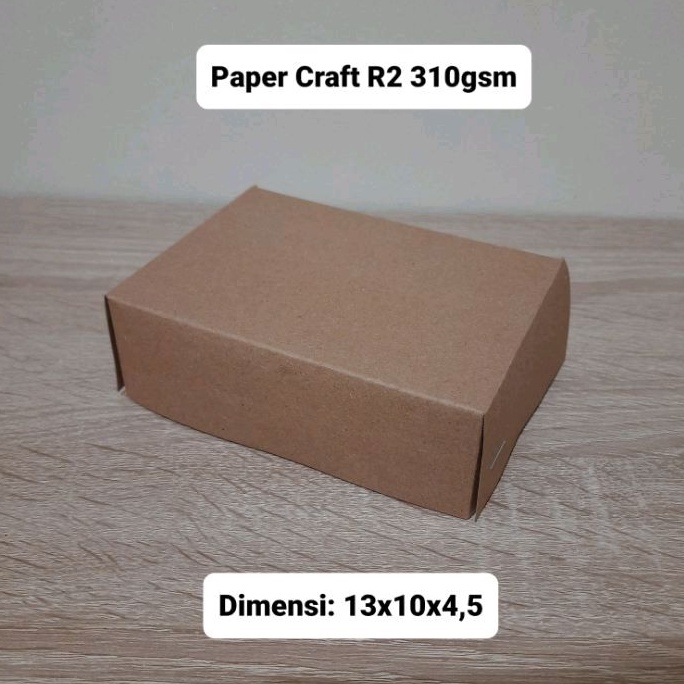 

dus snack kraft /paper box craft polos box snack hajatan prasmanan kraft polos catering