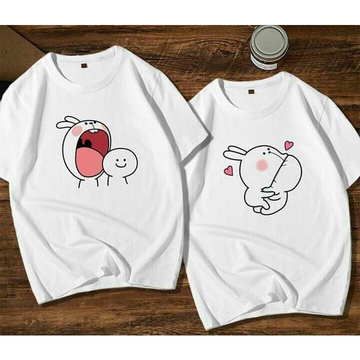 TSHIRT COUPLE THE HUNGRY PUFFY // KAOS UNISEX SIZE M TO XL COTTON COMBAD PREMIUM LEMBUT TERBARU,