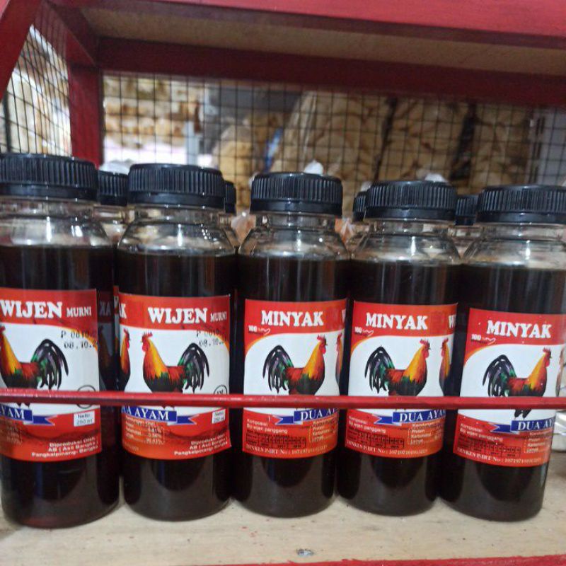 

Minyak wijen cap dua ayam khas bangka/oleh oleh