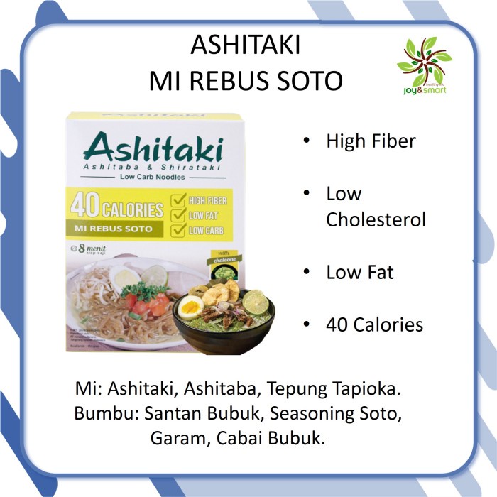 

PROMO Ashitaki Ashitaba Shirataki Mi Rebus Soto Konnyaku Diet Keto DEBM