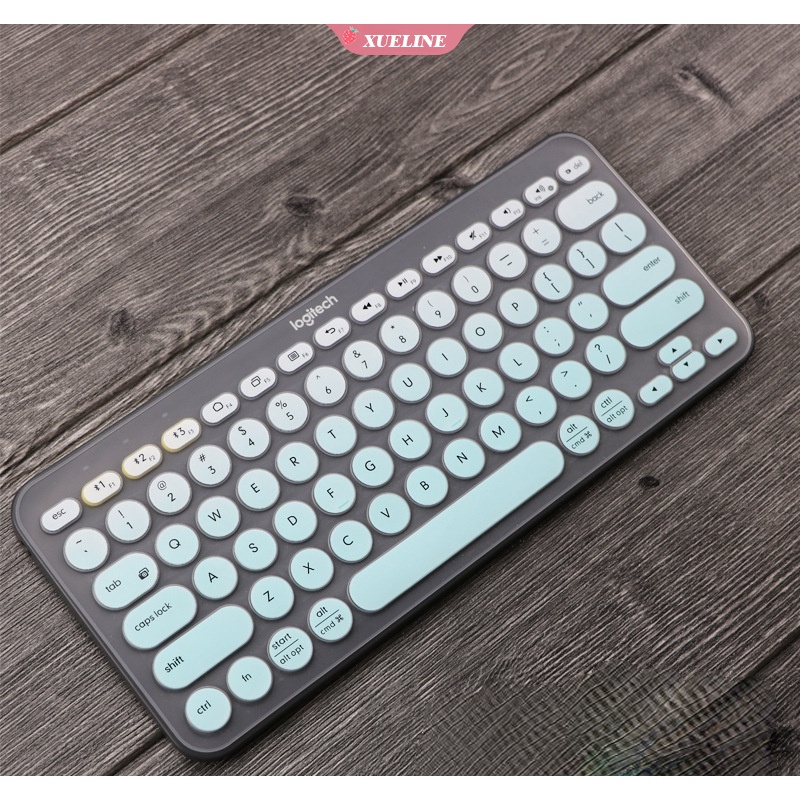 Cover Pelindung keyboard Bahan Silikon Slim Untuk Logitech K380 (ZXL)