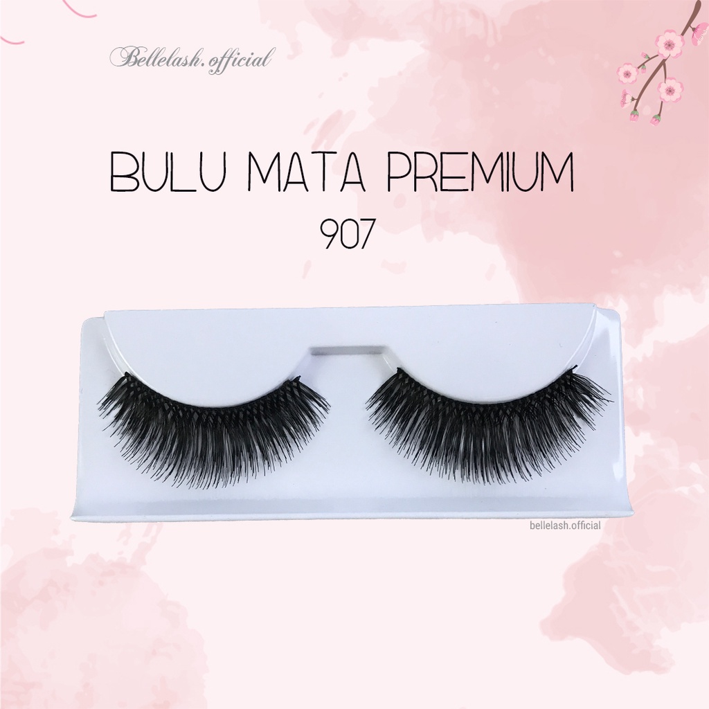 907 Bulu Mata Palsu Handmade Natural False Eyelash Eye Lashes Premium Series