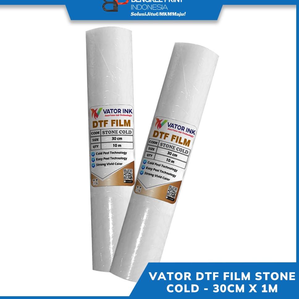 

♜ PET FILM DTF VATOR STONE COLD 30CM x 1M | METERAN | EASY PEEL | PET FILM DTF VATOR ひ