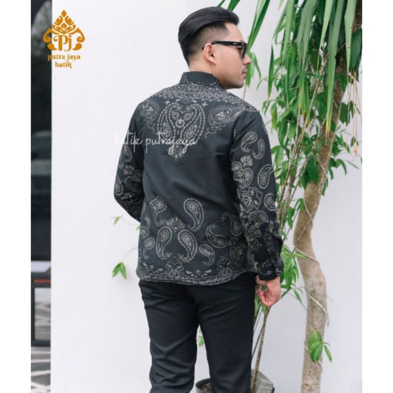 KANIGARA Baju Batik Pria Lengan Panjang Slim Fit Full Furing Premium Modern Casual Kemeja Formal Acara Wisuda Kondangan Tunangan Lamaran Katun Prima Halus adem Asli Original Sragenan Solo Terbaru Terlaris Pns Korpri Sekolah Kuliah Kerja Kantor