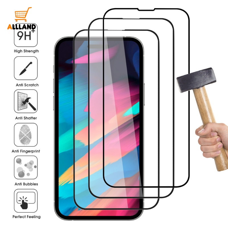 Pelindung Layar Tempered Glass Anti Gores Untuk IPhone 14