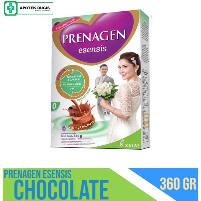 PRENAGEN ESENSIS SUSU PERSIAPAN KEHAMILAN 360GR RASA COKLAT-VANILLA