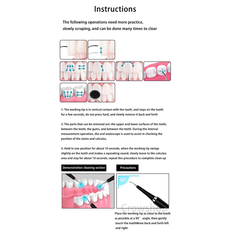 Pembersih Karang Gigi Sikat Gigi Elektrik 2In1 Dental Scaling Sonic Elektrik 3 Modes Perawatan USB Toothbrush Tooth Cleaner Whiten Teeth Tartar Remove Tool