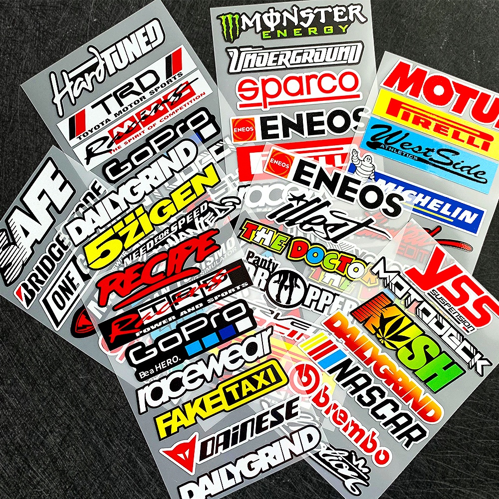 Stiker Sepeda Motor Stiker Suku Cadang Thailand Set Stiker Balap Honda Skuter Stiker Aksesoris Stiker Jrp