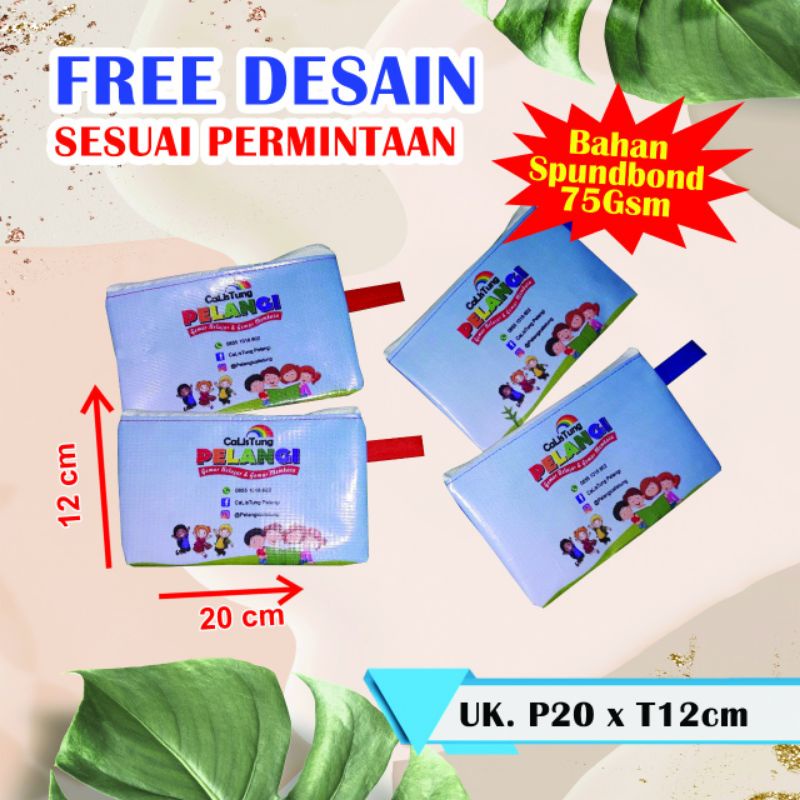 

SOUVENIR TEMPAT PENSIL/TEMPAT PENSIL CETAK NAMA BIMBEL/PENCIL CASE