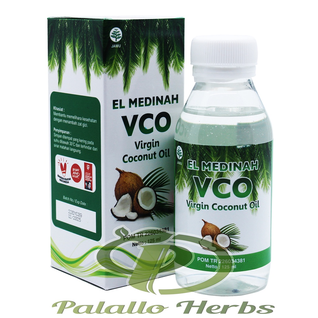 VCO AMDHA 125ml |Virgin Coconut Oil 125ml EL MEDINAH