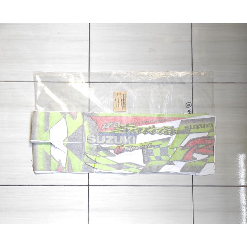 sticker stiker striping body bodi suzuki satria R 120 satria lumba kenny robert original indomobil