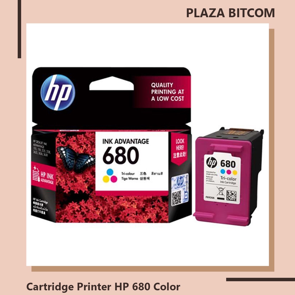 Cartridge Printer HP 680 Color | BITCOM PLAZA