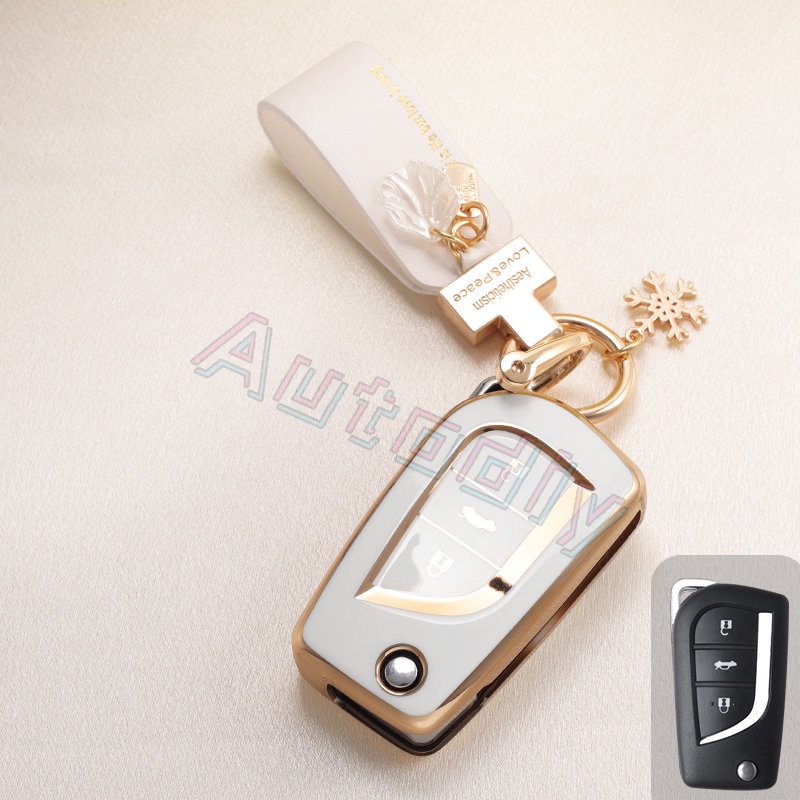 Casing Kunci Mobil Toyota Vios Altis Hilux Revo Innova Fortuner Alphard Vellfire Estima Yaris Cobra