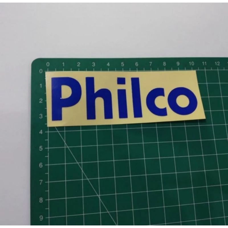 

cutting stiker philco