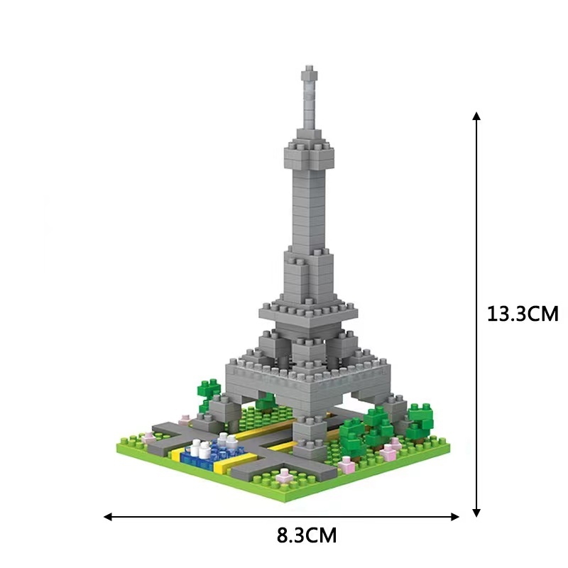 Mainan Balok Bangunan Miniatur Diy Partikel Kecil Untuk Edukasi Anak Hadiah