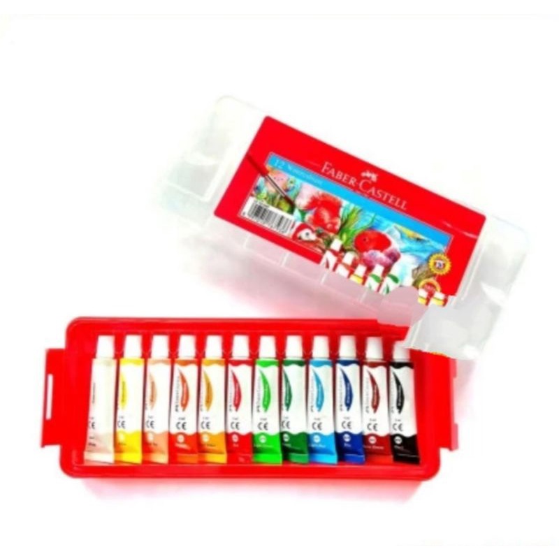 

Faber - Castell Watercolours 6 ml set 12