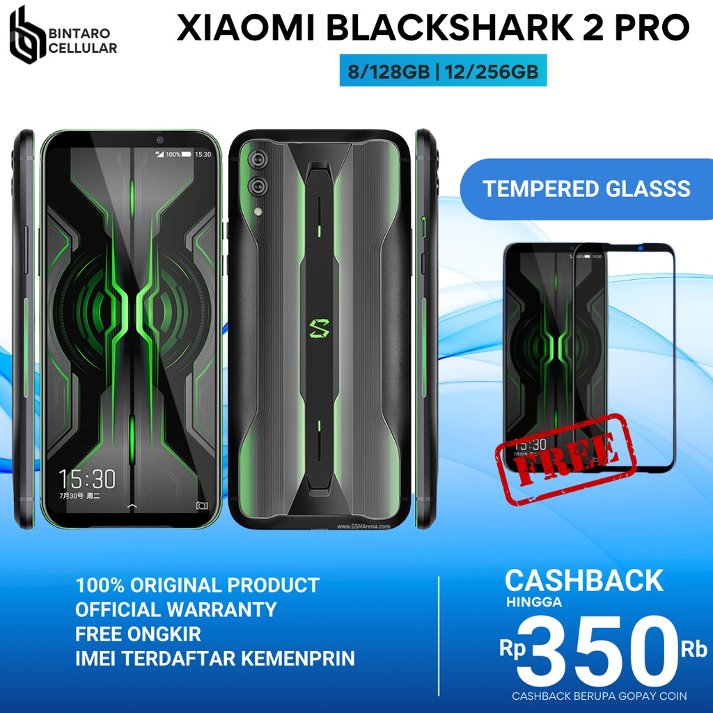 Xiaomi BS BlackShark 2 12/256GB 12GB &amp; 8/128GB 8GB, not Black Shark 3 4 5