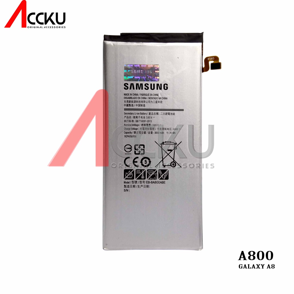 A8 - EB-BA800ABEA8 2015 100%BateraiSamsungA8 - EB-BA800ABEBatre Baterai BatterySamsungA8 - A800