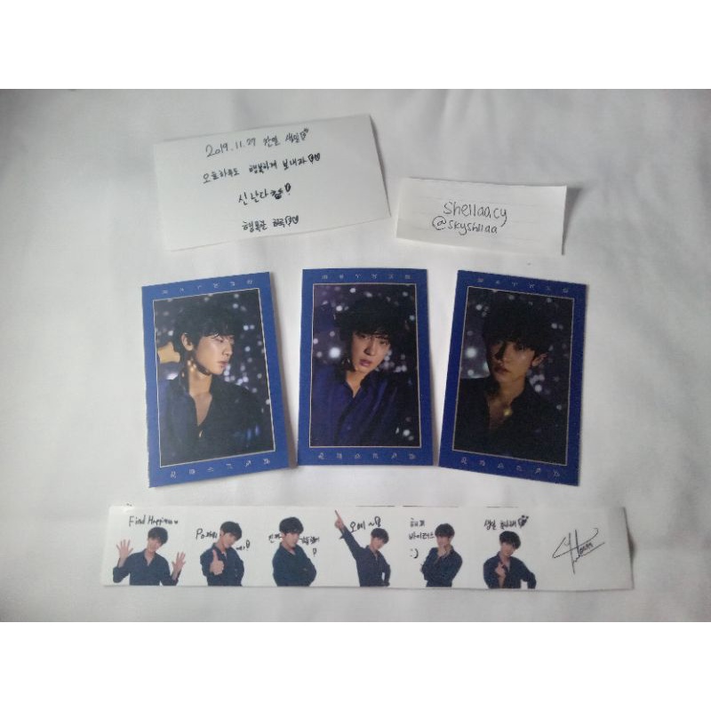 [READY STOCK] Fortune Card Sticker Season Greeting 2019 SG19 EXO Chanyeol
