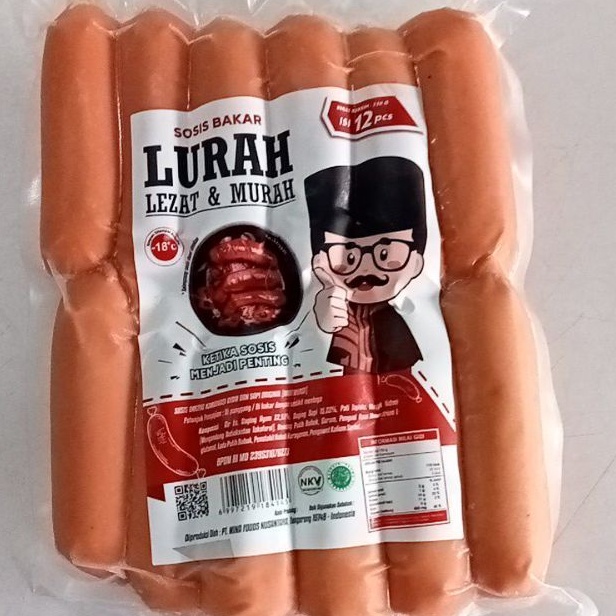 

Sosis Sapi Mini Original LURAH 500gr Isi 12pcs - Makanan Beku Olahan