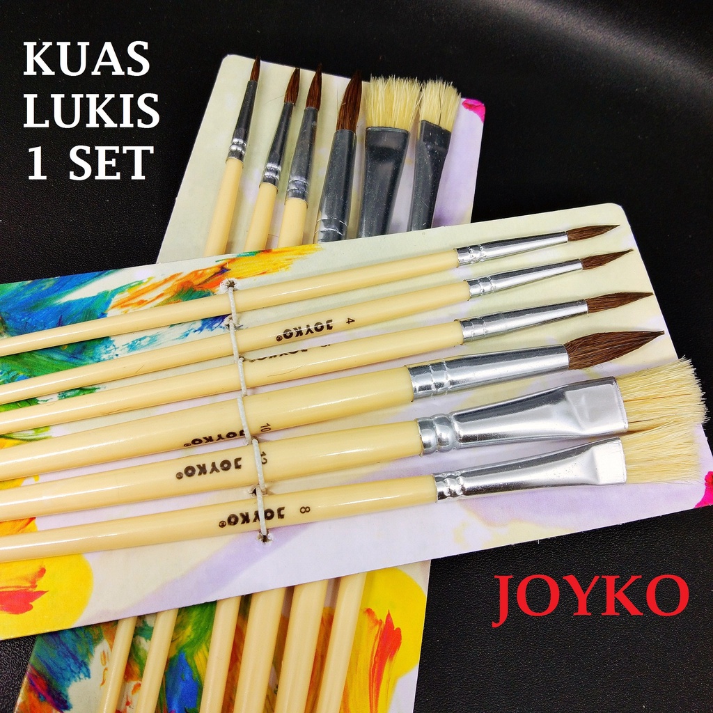 

Kuas Lukis Joyko 1 Set Murah