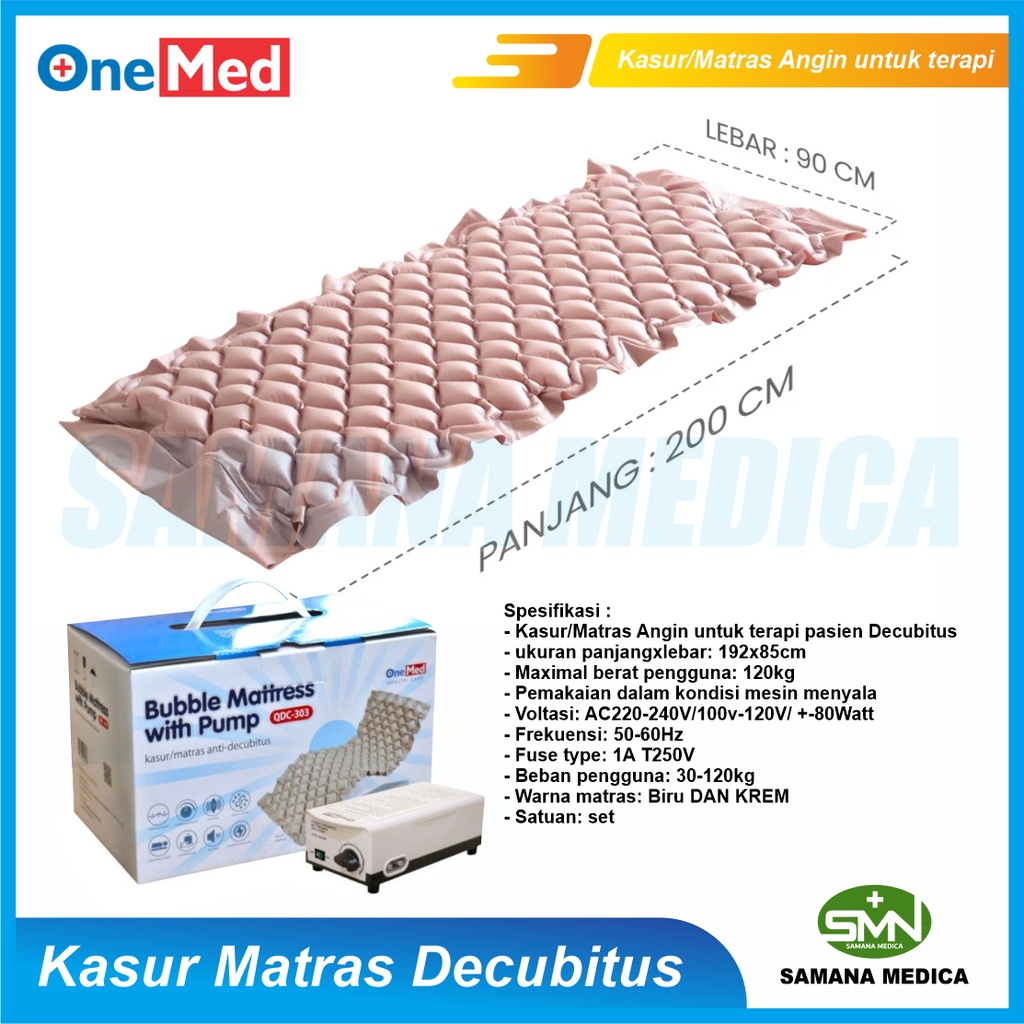 Kasur Matras Decubitus ONEMED QDC-303 Kasur / Matras Angin untuk terapi pasien Decubitus Promo Murah