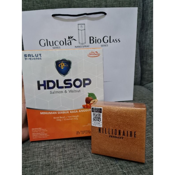 PAKET KALUNG LSW 2 ROSEGOLD + HDLSOP ORIGINAL MCI 100%