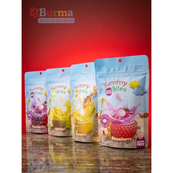 YUMMY BITES YOGURT MELTS - SNACK MPASI BAYI