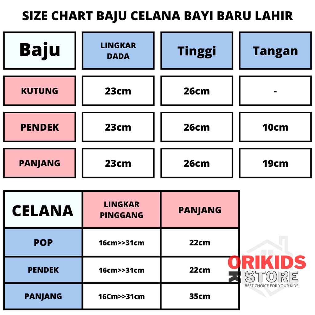 Setelan Baju Bayi Baru Lahir Lengan Panjang Murah Orikids Store