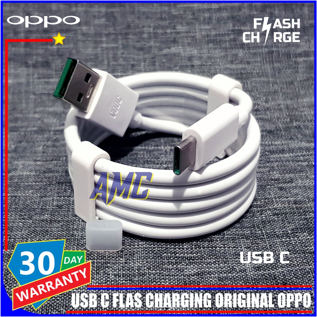 Kabel Data Oppo A74 A76 A95 A96 Oppo Reno7 7 ORIGINAL 100% VOOC Type C