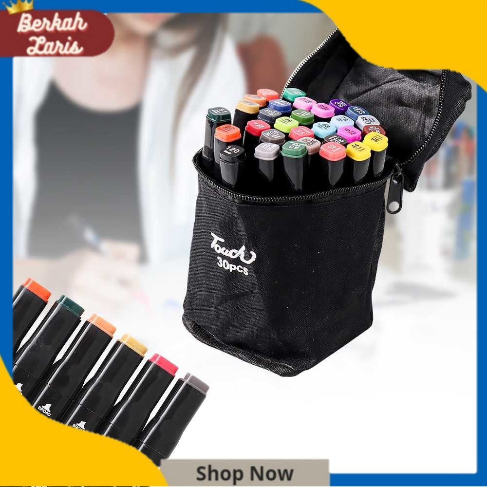 

TOUCH Spidol Dual Side Fine Art Marker 30 Color Berkah Laris